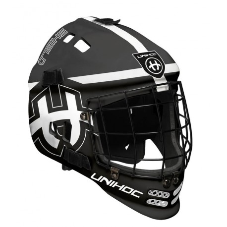 UNIHOC Goalie Mask Unihoc Shield black/white