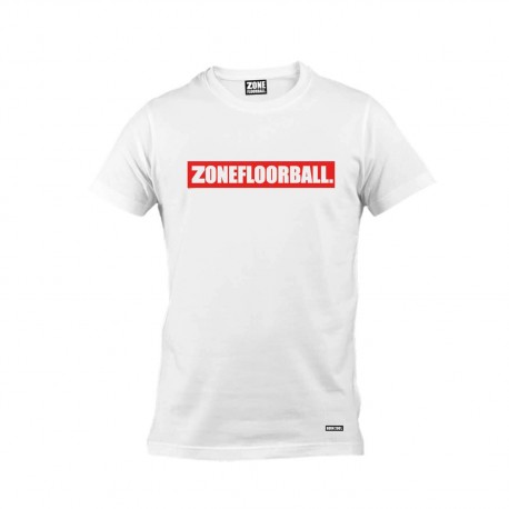 ZONE T-shirt PERSONAL white/red