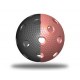 TRIX florbalový míček - Černá/růžová