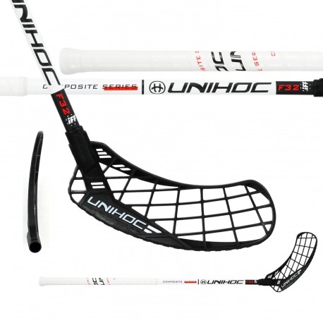 UNIHOC Epic Composite 32 White/Black