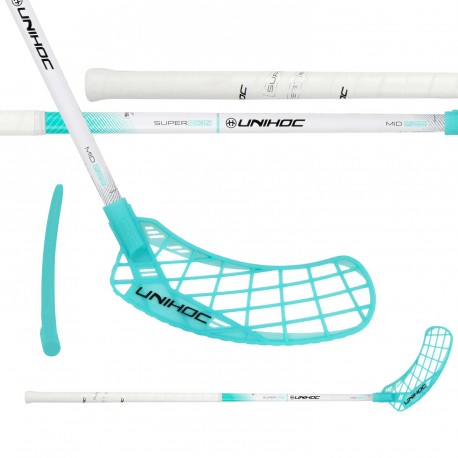 UNIHOC Epic Superskin Mid 29 white/turquoise