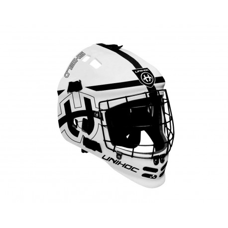 UNIHOC Goalie Mask Shield White/Black