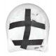 UNIHOC Goalie Mask Shield White/Black