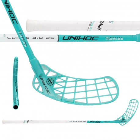 UNIHOC Iconic Curve 3.0° 26 White/Turquoise