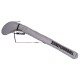 ZONE Stick Cover Reflective junior 80-92 Silver/Black