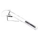 ZONE Stick Cover Reflective junior 80-92 Silver/Black