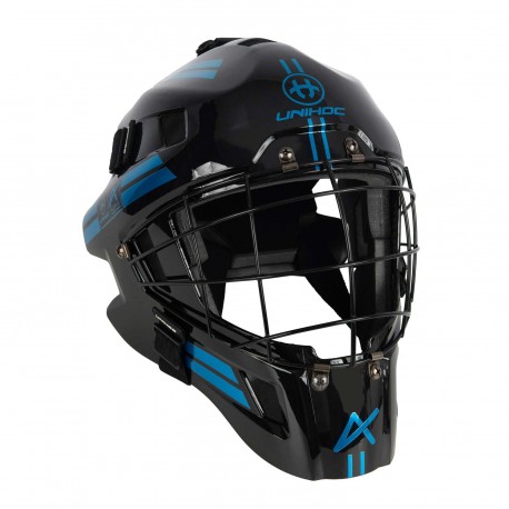 UNIHOC Goalie Mask Alpha 44 Black/Blue