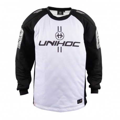 UNIHOC Goalie sweater Alpha white/black