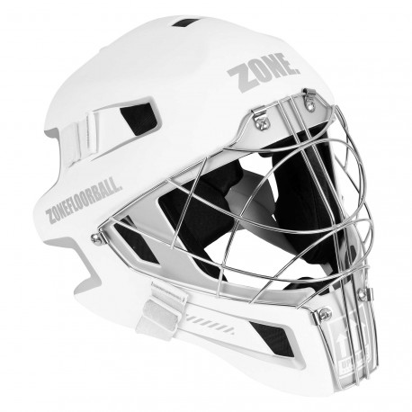 ZONE Goalie Mask Upgrade White/Silver