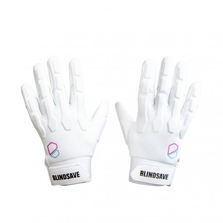 BLINDSAVE Legacy Padded gloves white