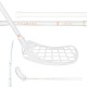 SALMING Quest2 Mid Midlite 35 JR White/Nectarine