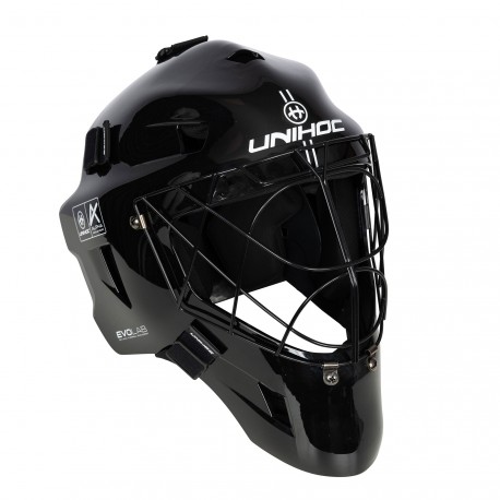 UNIHOC goalie mask Alpha Prime Evolab black