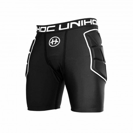 UNIHOC goalie shorts Flow black/white