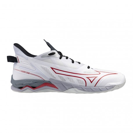 MIZUNO Wave Mirage 5 White/Salsa/Black