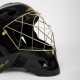 UNIHOC goalie mask Alpha Prime Evolab black/gold