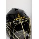 UNIHOC goalie mask Alpha Prime Evolab black/gold