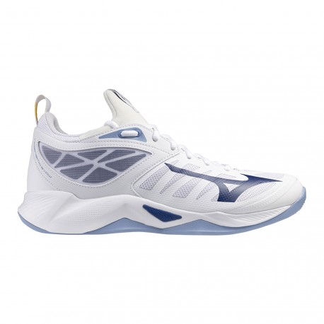 MIZUNO Wave Dimension White/Bellwetherblue/Belairblu