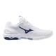 MIZUNO Wave Stealth 6 White/Bellwetherblue/Belairblu
